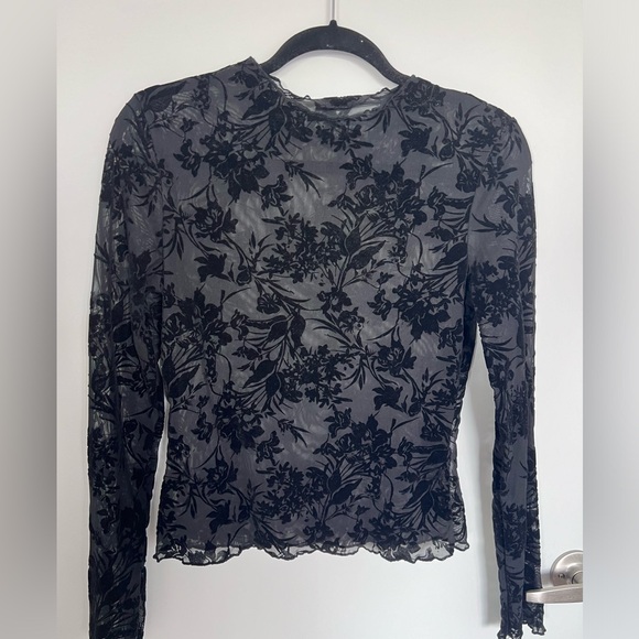 Haut noir transparent - Picture 2 of 2